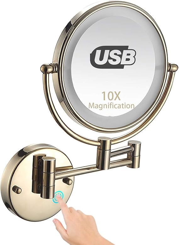 SGSG Espejo de tocador de Pared con Luces, Espejo de Maquillaje de