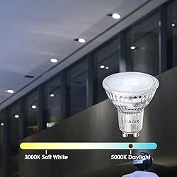 Sigalux GU10 LED Light Bulbs, Dimmable 5000K