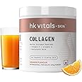 Vitals Marine Collagen Supplement (Orange, 200 Gram) | Vitamin C, E, Sodium Hyaluronate | for Healthy Skin, Hair & Nails