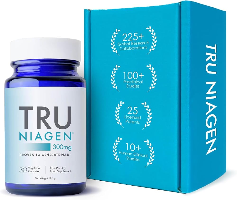 TRU NIAGEN NAD Supplement Nicotinamide Riboside 300mg x30 Capsules