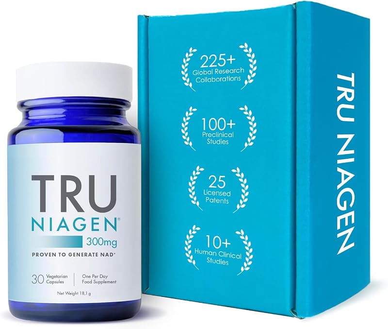 TRU NIAGEN NAD Supplement Nicotinamide Riboside 300mg x30 Capsules