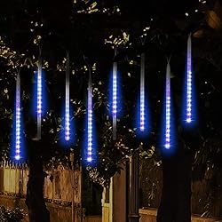 Weepong Meteor Shower Lights Outdoor Christmas