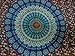 Craft N Craft India Wall Tapestries - Hanging Mandala Tapestry – Bohemian Beach Picnic Blanket – Hippie Decorative & Psychedelic Dorm Decor tapestry (Blue-5, Twin)
