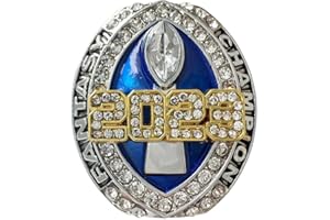 Kuseli 2023 Massive Fantasy Football Championship Trophy Ring FFL WINIER MVP Collectible Gift