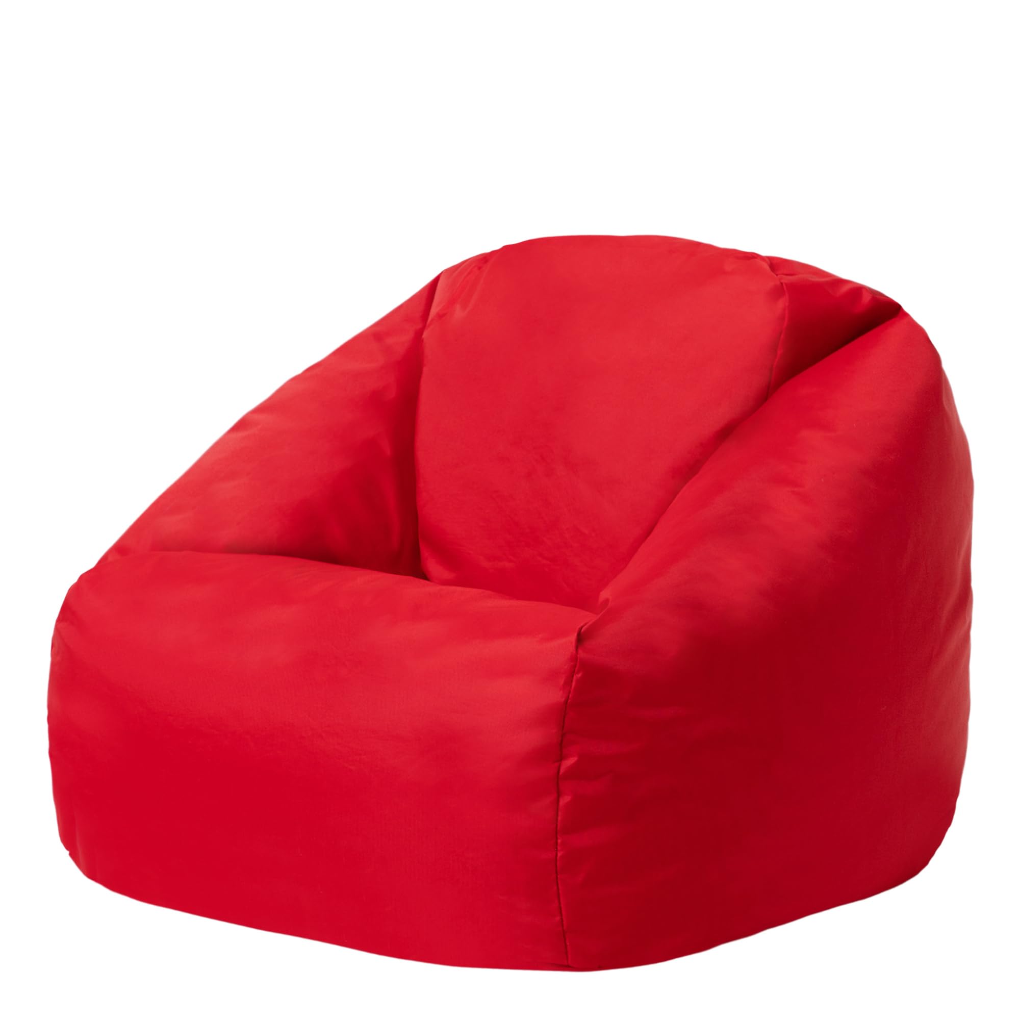 Bean Bag Bazaar Hi-Rest Kids Bean Bag Chair, Red, Indoor Outdoor Water-Resistant Fabric, Kids Chair with Filling Included, Garden, Outdoor Seating, Playroom, Bedroom