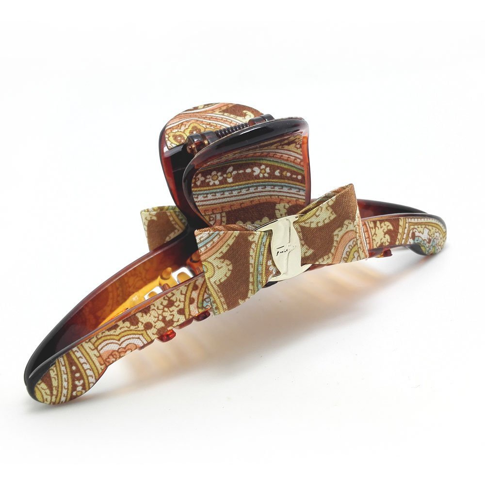 Meilliwish Noble Beautiful Lady Hair Claw Clip 1 PCS(D25)(Brown)