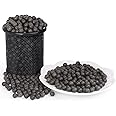 LuckIn 1000/1500/3000PCS Slingshot Ammo Balls, 3/8 Inch Hard Clay Slingshot Ammo for Hunting & Shooting Target Practice, Natural Biodegradable, Brown