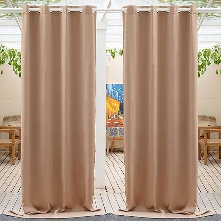 Amazon Com Anjee Outdoor Blackout Curtain 108 Inches Length