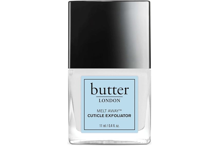 butter LONDON Cuticle Remover Liquid, Melt Away – Cuticle Softener Oil Exfoliator Gently Removes Dry & Overgrown Skin – Nail Care for Clean & Healthy-Looking Nails, Home Manicure & Pedicure