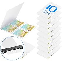 lamination card sleeve Advantus Vinyl ID Badge Holders The easy Credit Card Laminating Pouches (2
