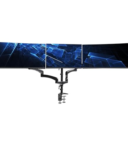 Ergotron – HX Triple Monitor Bow Kit – Add-on for HX Desk