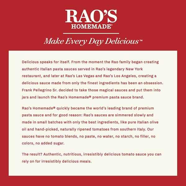 RAO’S HOMEMADE PASTA FAGIOLI SOUP, 16OZ, REAL VEGETABLES, TRADITIONAL ITALIAN HEAT AND SERVE SOUP, 1 POUND (PACK OF 1)