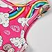 Funnycokid Girls Sleeveless Dress Kids Printed Twirl Party Casual Dresses 4-13 Years