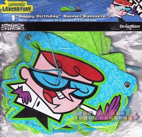 Dexter's Laboratory"Happy Birthday" Banner