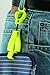 Glove Guard Clip, Safety Breakaway Belt Loop Attachment (1939HVYW) High Visability Neon Yellow 4.5