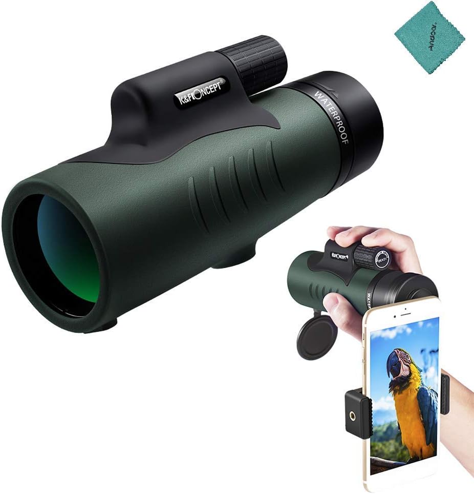 K&F CONCEPT 12X50 Singletube HD Monocular Telescope Amazon.co.uk