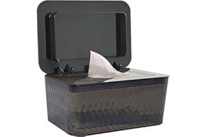 AWGOU Wet Baby Wipes Dispenser - Large Capacity Wipe Holder Seal-Designed Dust-Proof Wet Wipes Container Keep Diaper Wipes Fresh