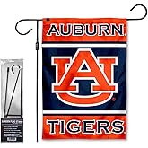 Auburn Garden Banner Flag with Flag Pole Stand Set