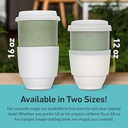 NOVA CERAMICS Travel Mug - Tea Tumbler– Microwave