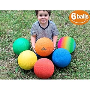 Premium Playground Balls 8.5 inch, Best Kickball Dodgeball for Kids and Adults – Official Size for Dodge Ball, Handball…