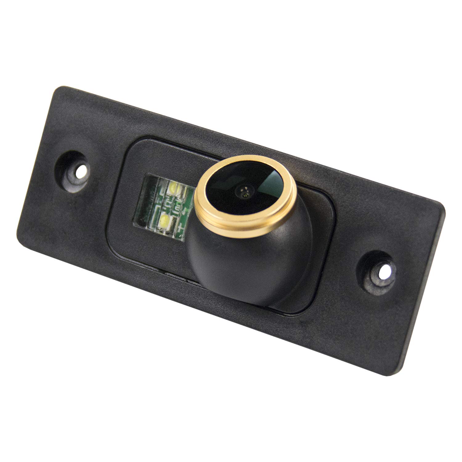 Upgraded HD 1280x720 Golden Camera Back Camera Reverse Rear Camera for Porsche Cayenne 2002 – 2010 SKODA FABIA 2004 Audi TT 8J 2007,Night Vision IP69K Waterproof Rear View Camera