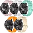 Band for Garmin Vivomove Sport, Soft Silicone Replacement Watch Band for Garmin Vivomove Trend/3/Luxe/Style/HR Sport Style (20mm Width)