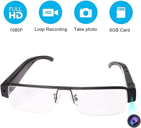 hidden camera glasses with audio