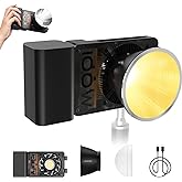 ZHIYUN CINEPEER CX100 100W LED Video Light Portable Photography COB Light | Bi-Color COB Continuous Output Lighting 2700K-6500K for Filmmaking/Live Streaming/Videography/Studio Light for TK YouTube