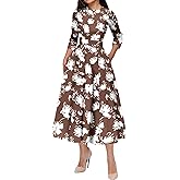 Simple Flavor Women's Vintage Dress Sleeveless O-Neck Party Cocktail Dress