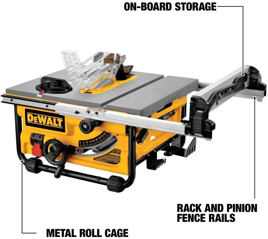 Dewalt Dw745 Gb Heavy Duty Table Saw 250 Mm Amazon Co Uk Diy