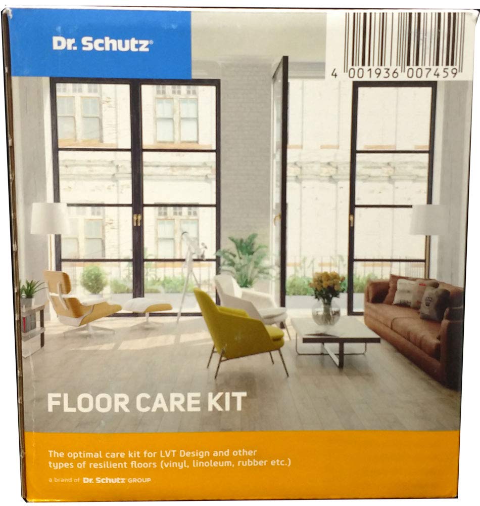 Dr Schutz Total Floor Care Kit for LVT, Linoleum, Vinyl and Rubber Floors
