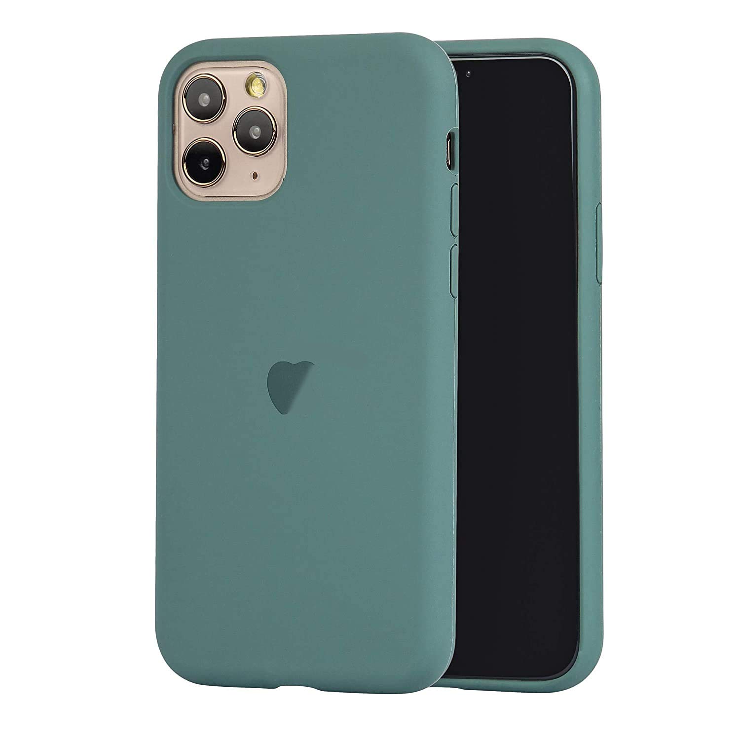 Liramark Liquid Silicone Soft Back Cover Case For Apple Iphone 11 Pro Max Pine Green Buy Online In Botswana At Desertcart
