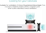 upHere USB Powered 120mm Fan with 3 Speed Control for PC/Xbox/PlayStation view 4