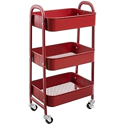 AGTEK Makeup Cart, Movable Rolling Organizer