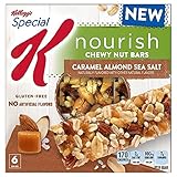 Kellogs Special K Nourish Chewy Nut Bars - Caramel, Almond, Sea Salt (3 pack)