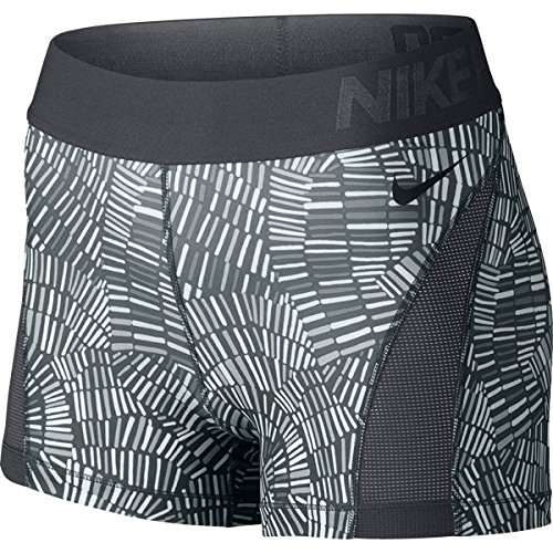 Nike Pro 3" Hypercool Tidal Multi Women's Shorts - Dark Grey/Cool 725453 021 M (XS, Grey)