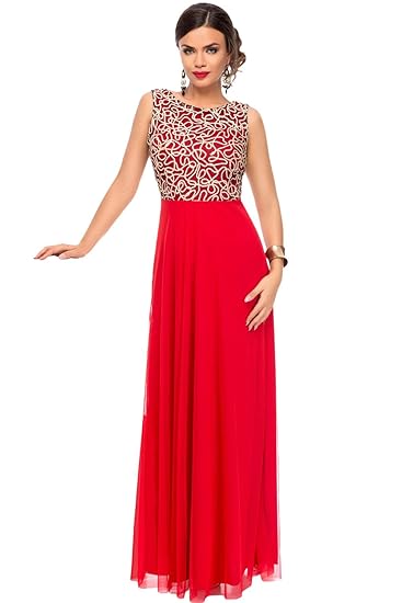 Abito cocktail rosso 23