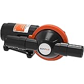 SEAFLO 12V Diaphragm 5.0 GPM Waste Pump &ndash; 360-Degree Rotating Head, 4-Year Warranty for Marine, RV, Camper, Boat