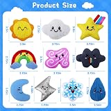 teytoy Sensory Bean Bag Toys 10 Texture Fidget Weather Theme Set view 7