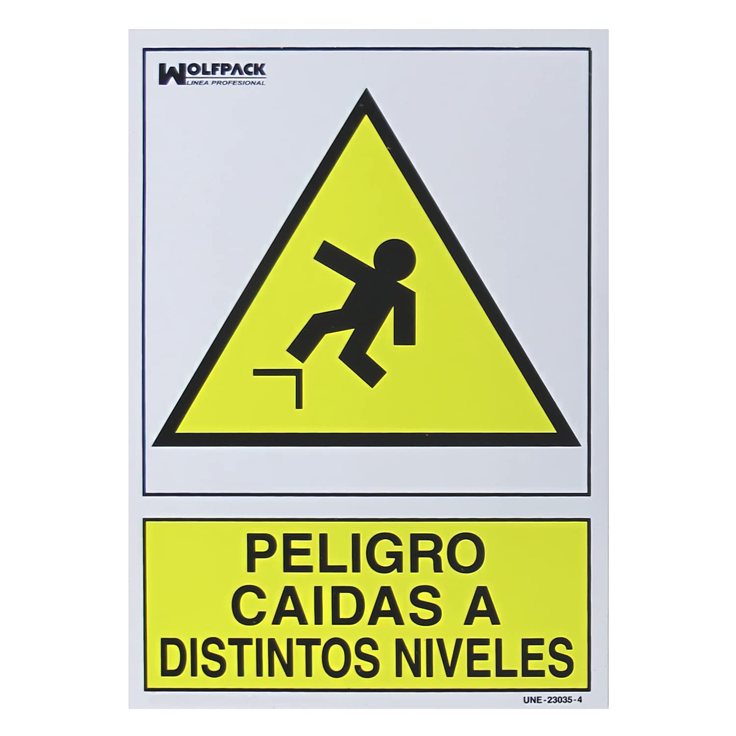 Danger Sign Falls at Different Levels 30 x 21