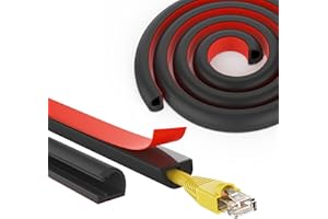 UOMTFAI Wall Cord Hider 78 Inch, Self Adhesive Cable Hider Cord Cover for Wires, Flexible Wire Cover Cable Raceway for Cord M