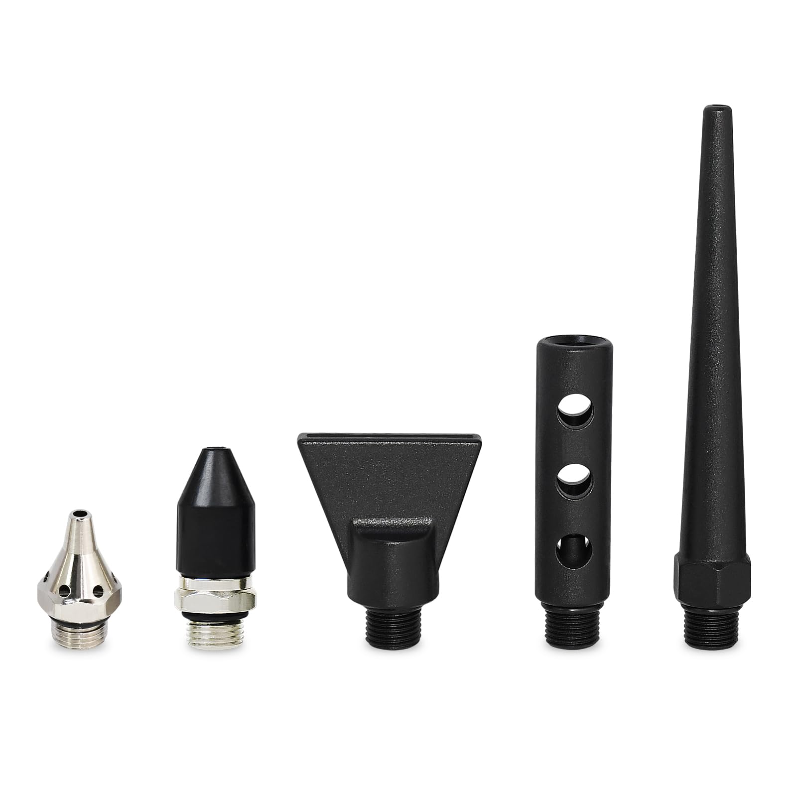 FIRSTINFO A1858R 5-Piece Multi-Purpose Nozzle Set for FIRSTINFO 2-Way Air Duster Blow Gun
