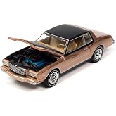 1980 Monte Carlo Light Camel Gold Metallic with Black Top and Hood Limited Edition to 3484 Pieces Worldwide OK Used Cars 2023 Series 1/64 Diecast Model Car by Johnny Lightning JLMC032-JLSP336B