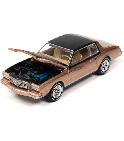Johnny Lightning 1:64 1978 Chevrolet Monte Carlo in Black with Partial