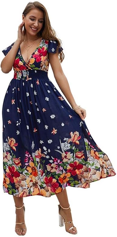 spring and summer long frocks