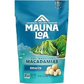 Mauna Loa Premium Natural Roasted Macadamia Nuts, Unsalted Flavor, Mulicolor, 4 Oz