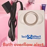 TechAffect Water Leak Detector Flood Alarm Bath Overflow Rain Moisture Sensor view 5
