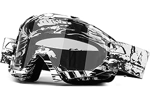 beyisi Dirt Bike Goggles Motorcycle Gear ATV Riding Motocross Dirtbike 4-Wheeler Accessories Ski Fit Over The Glasses