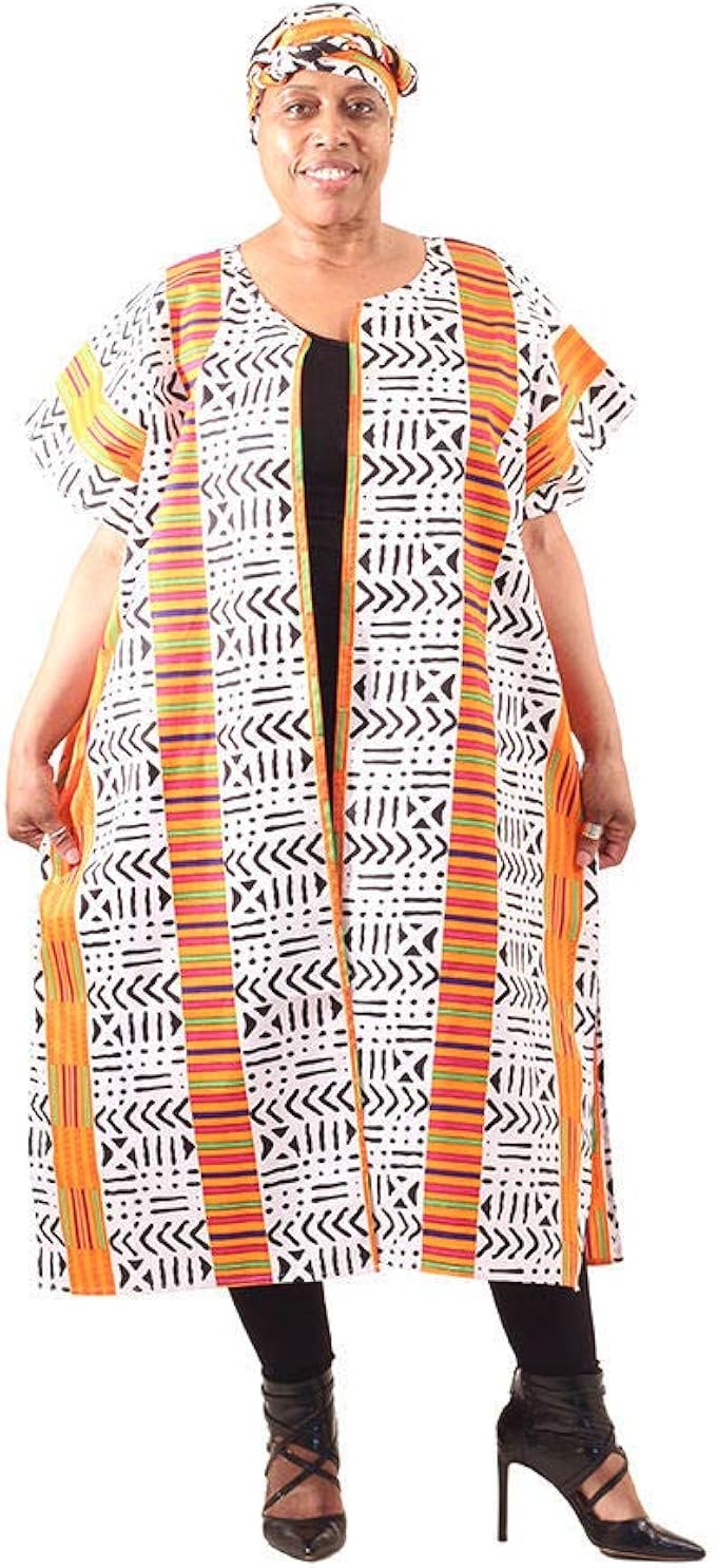 ankara coat dress