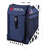 ZUCA Midnight Navy Sport Insert Bag (Frame Sold Separately) | Spacious interior, internal and external zippered storage, 600D water-resistant polyester, machine washable
